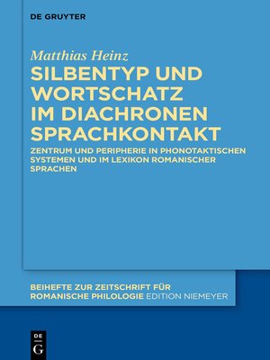 cover image of Silbentyp und Wortschatz im diachronen Sprachkontakt